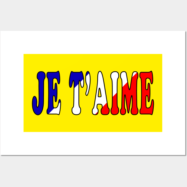 Je T'aime Wall Art by Lyvershop